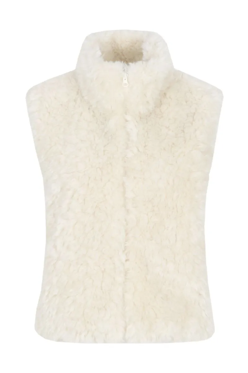 G-maxx Laluna gilet sandkleurig, mouwloos vest